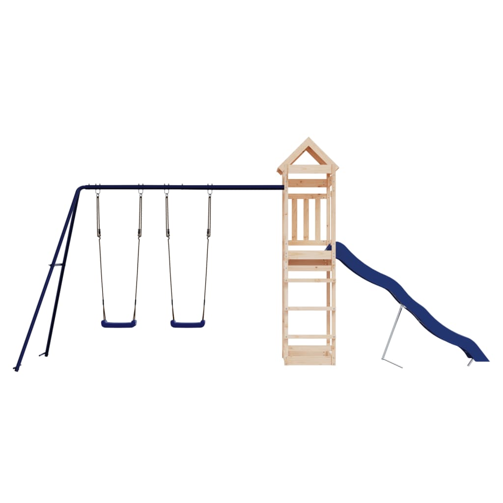 Outdoor Playset Solid Wood Pine