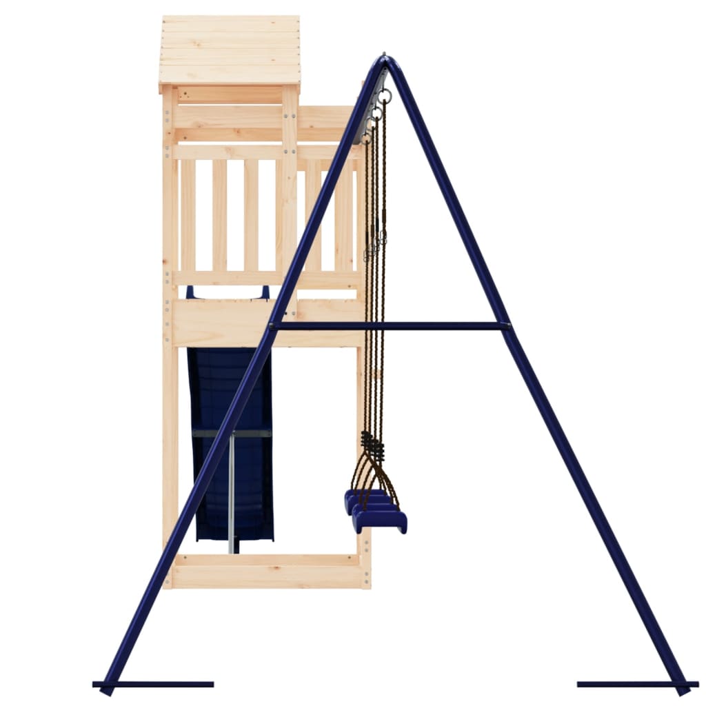 Outdoor Playset Solid Wood Pine