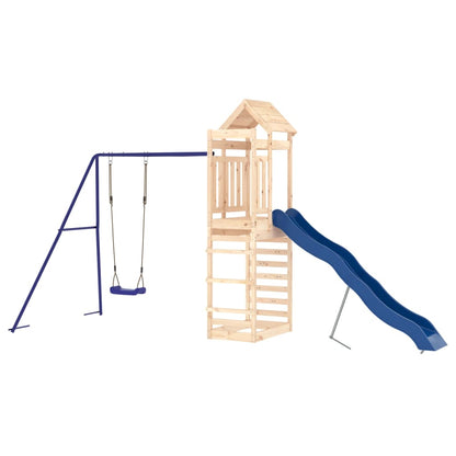 Outdoor Playset Solid Wood Pine