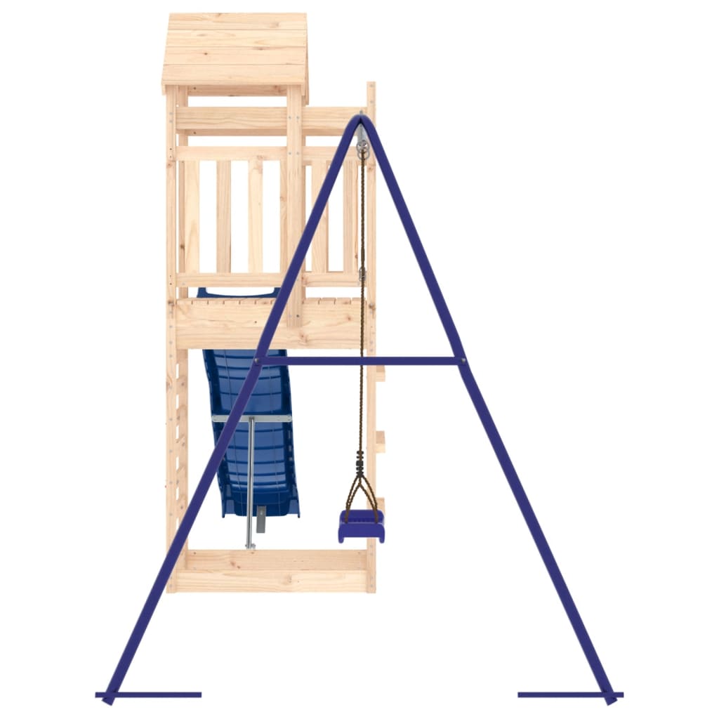 Outdoor Playset Solid Wood Pine