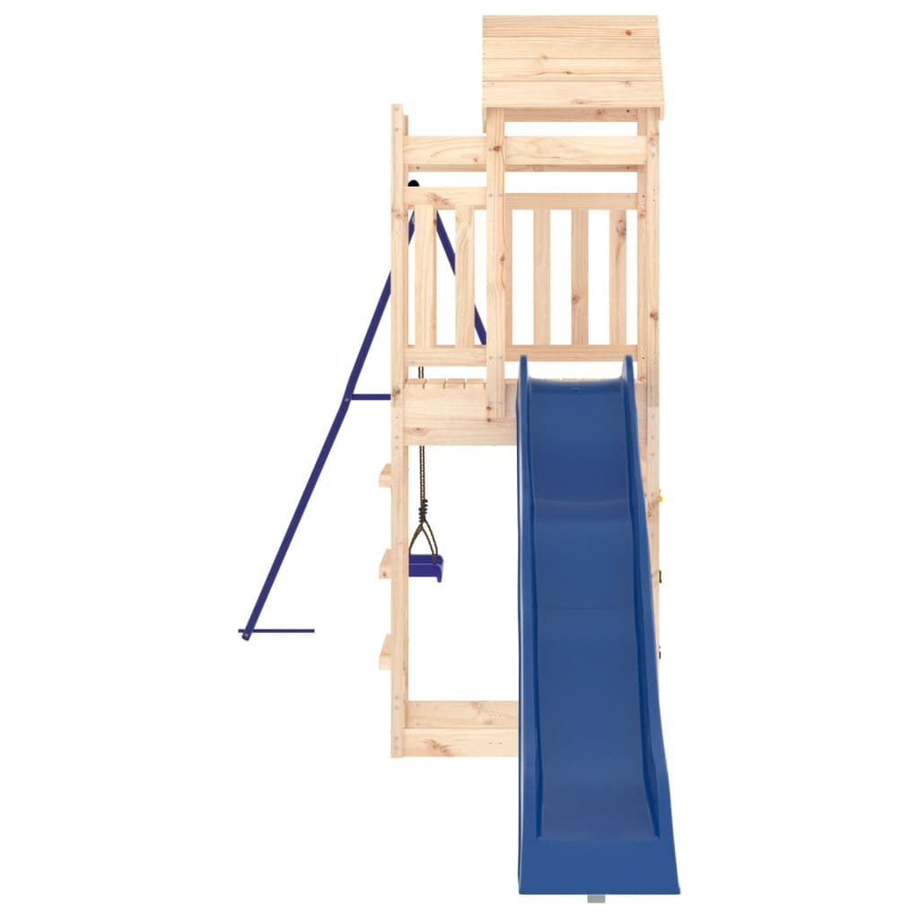 Outdoor Playset Solid Wood Pine