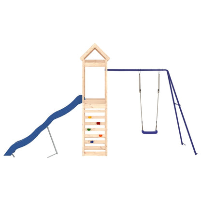 Outdoor Playset Solid Wood Pine