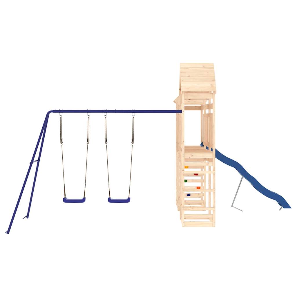 Outdoor Playset Solid Wood Pine