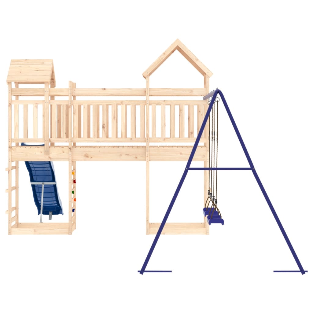 Outdoor Playset Solid Wood Pine