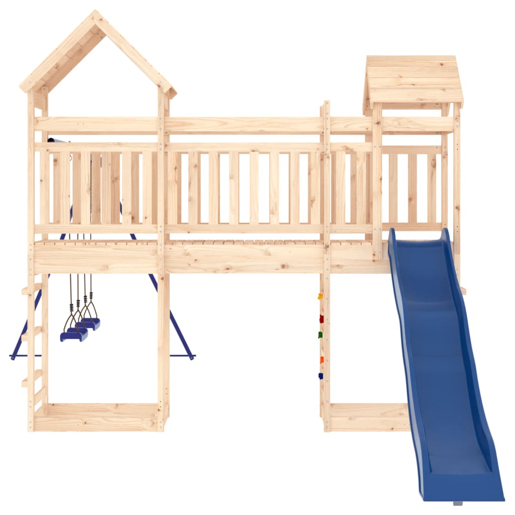 Outdoor Playset Solid Wood Pine