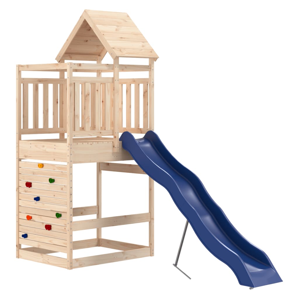 Outdoor Playset Solid Wood Pine