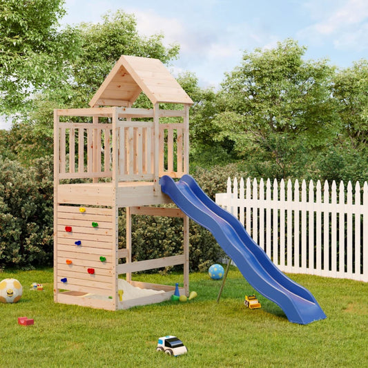 Outdoor Playset Solid Wood Pine