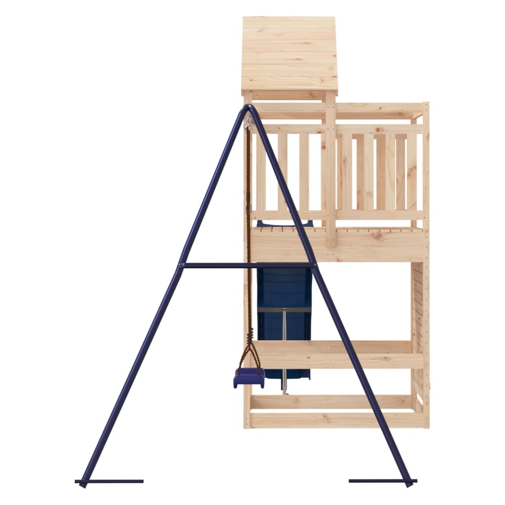 Outdoor Playset Solid Wood Pine