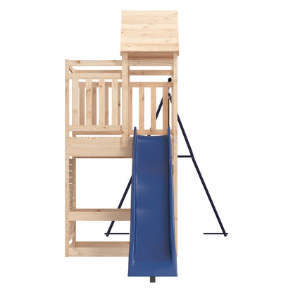 Outdoor Playset Solid Wood Pine