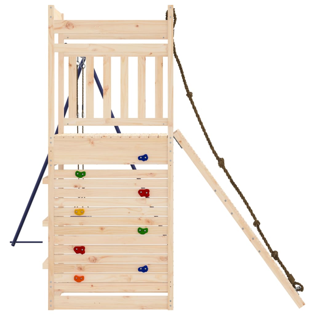 Outdoor Playset Solid Wood Pine