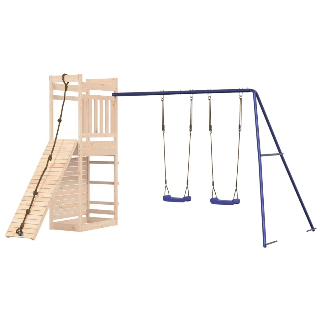 Outdoor Playset Solid Wood Pine