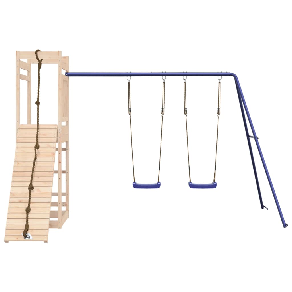 Outdoor Playset Solid Wood Pine