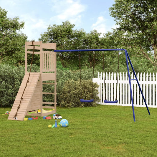 Outdoor Playset Solid Wood Pine