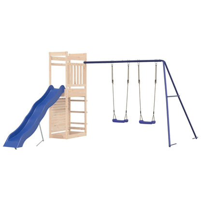 Outdoor Playset Solid Wood Pine