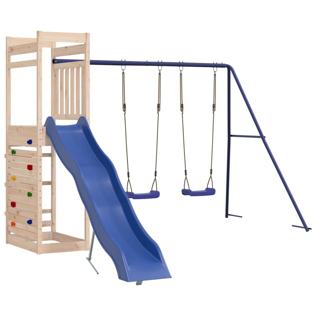 Outdoor Playset Solid Wood Pine