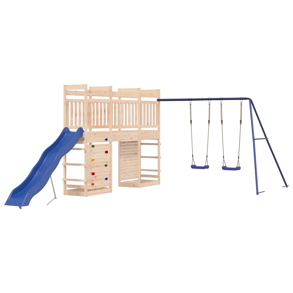 Outdoor Playset Solid Wood Pine