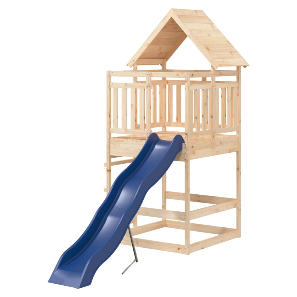 Outdoor Playset Solid Wood Pine