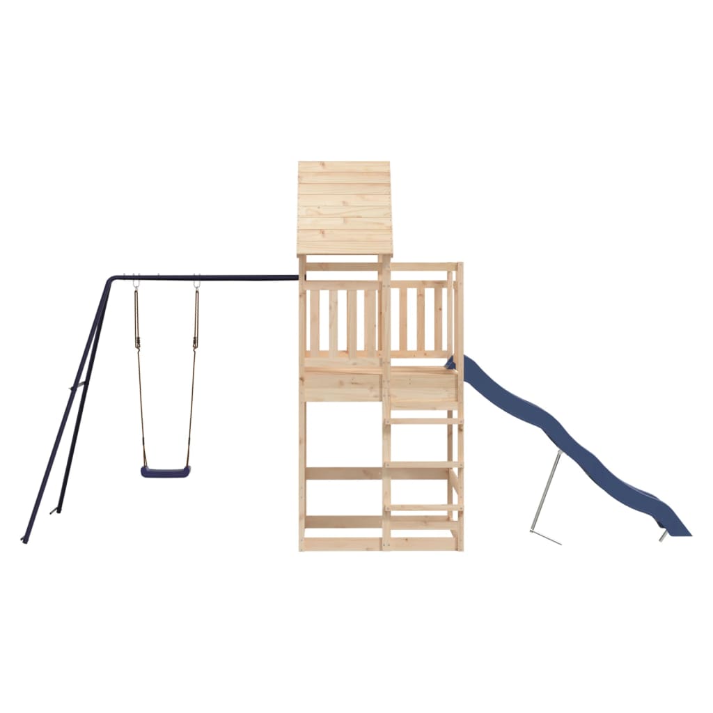 Outdoor Playset Solid Wood Pine