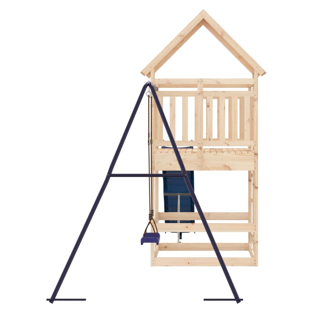 Outdoor Playset Solid Wood Pine