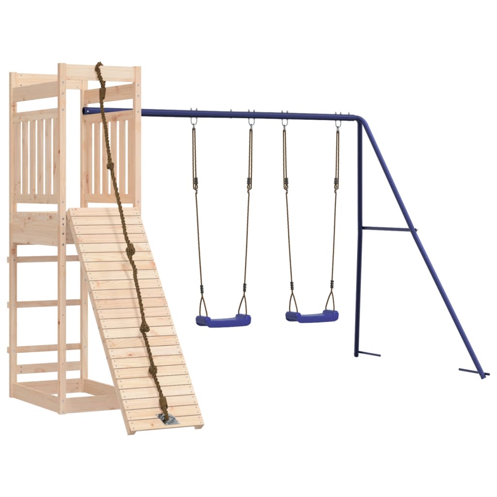 Outdoor Playset Solid Wood Pine