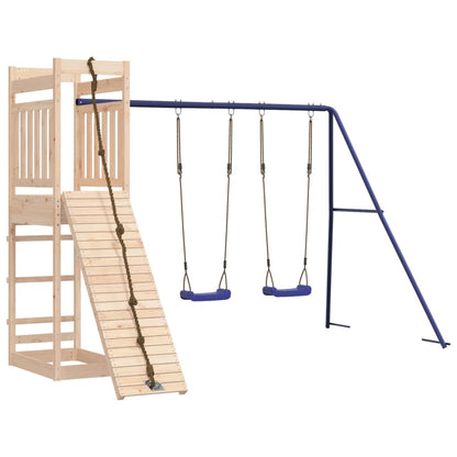 Outdoor Playset Solid Wood Pine