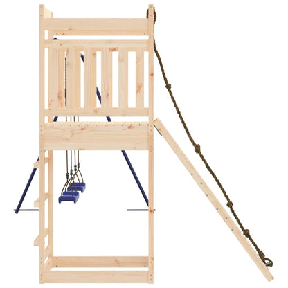 Outdoor Playset Solid Wood Pine