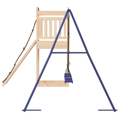 Outdoor Playset Solid Wood Pine