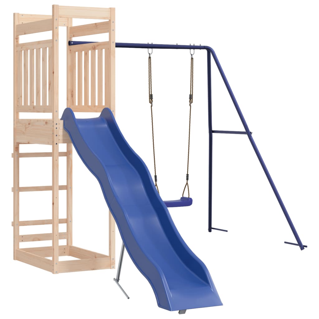 Outdoor Playset Solid Wood Pine