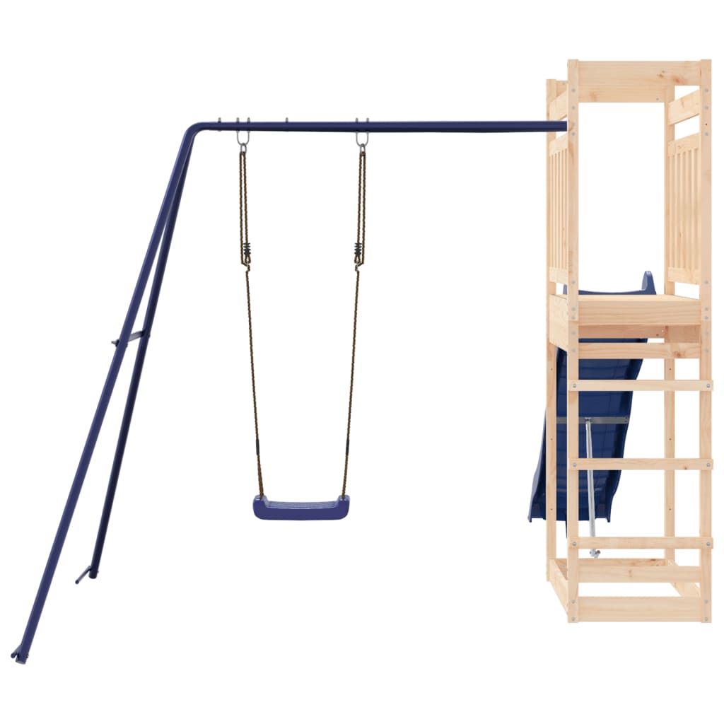 Outdoor Playset Solid Wood Pine