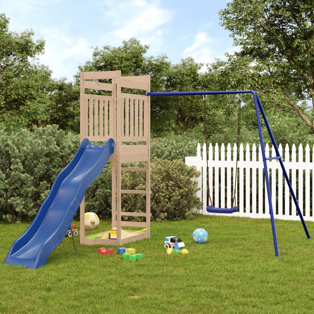 Outdoor Playset Solid Wood Pine