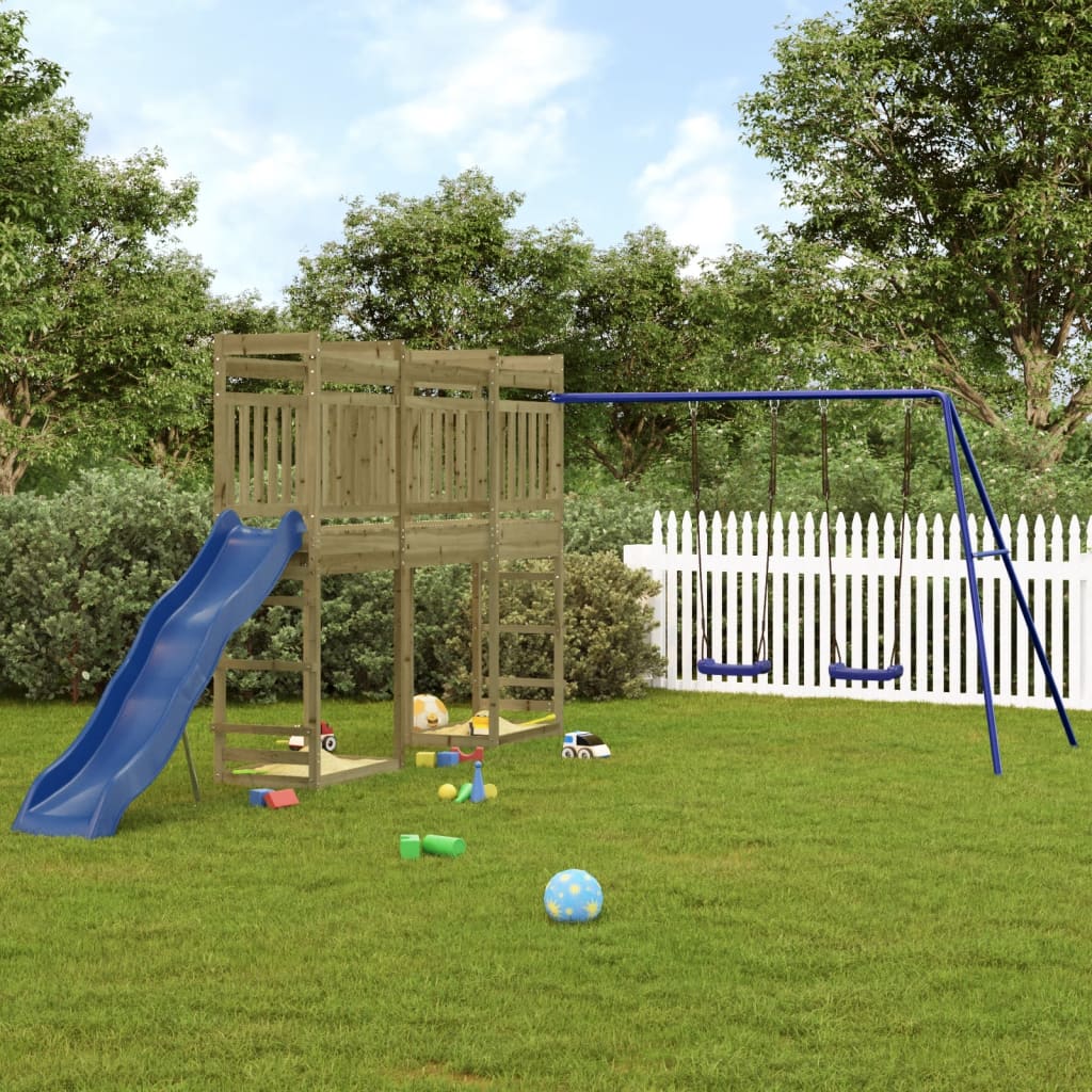 Outdoor Playset Impregnated Wood Pine