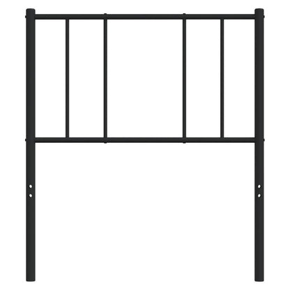 Metal Headboard Black 75 cm