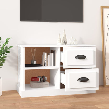 TV Cabinet White 73x35.5x47.5 cm Engineered Wood