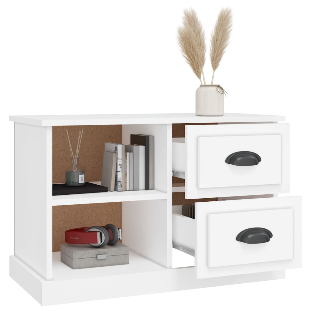 TV Cabinet White 73x35.5x47.5 cm Engineered Wood