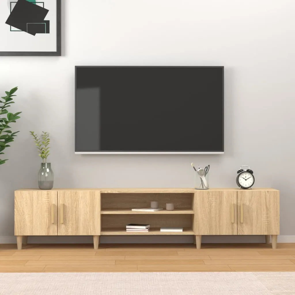 TV Cabinet Sonoma Oak 180x31.5x40 cm Engineered Wood