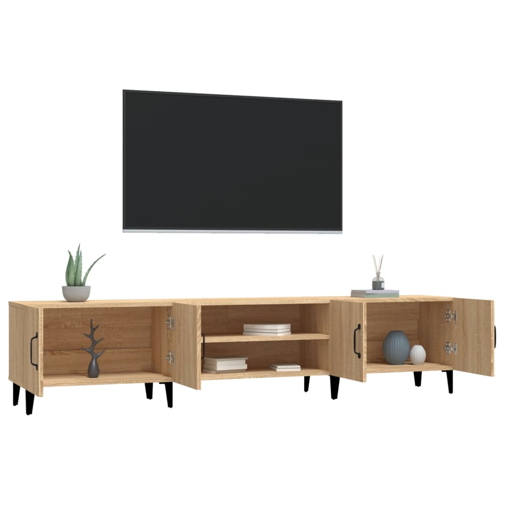 TV Cabinet Sonoma Oak 180x31.5x40 cm Engineered Wood