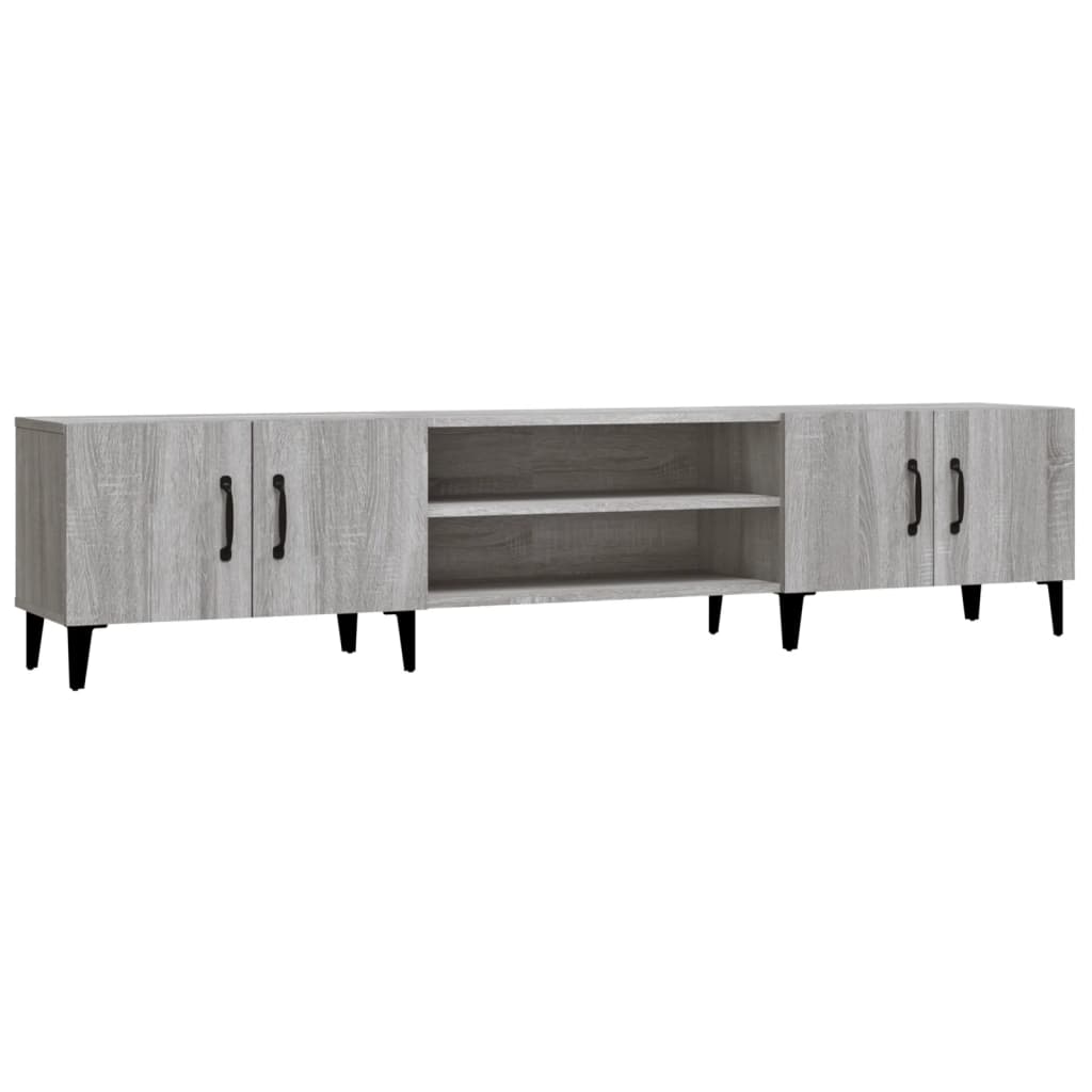 TV Cabinet Grey Sonoma 180x31.5x40 cm Engineered Wood