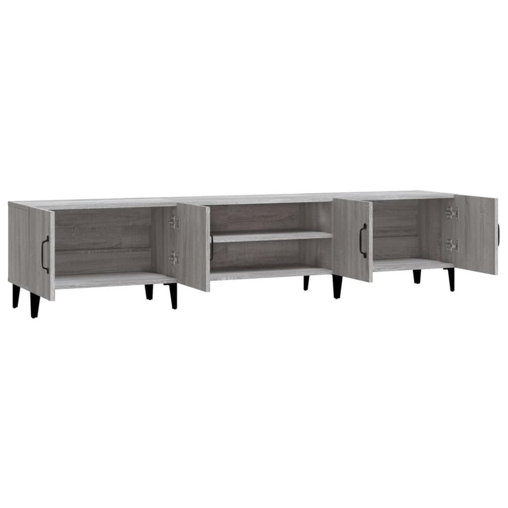 TV Cabinet Grey Sonoma 180x31.5x40 cm Engineered Wood