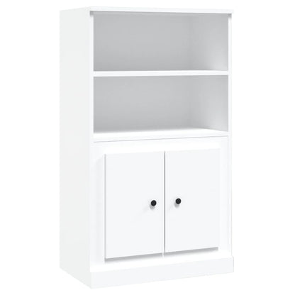 Highboard White 60x35.5x103.5 cm Engineered Wood