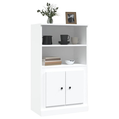 Highboard White 60x35.5x103.5 cm Engineered Wood