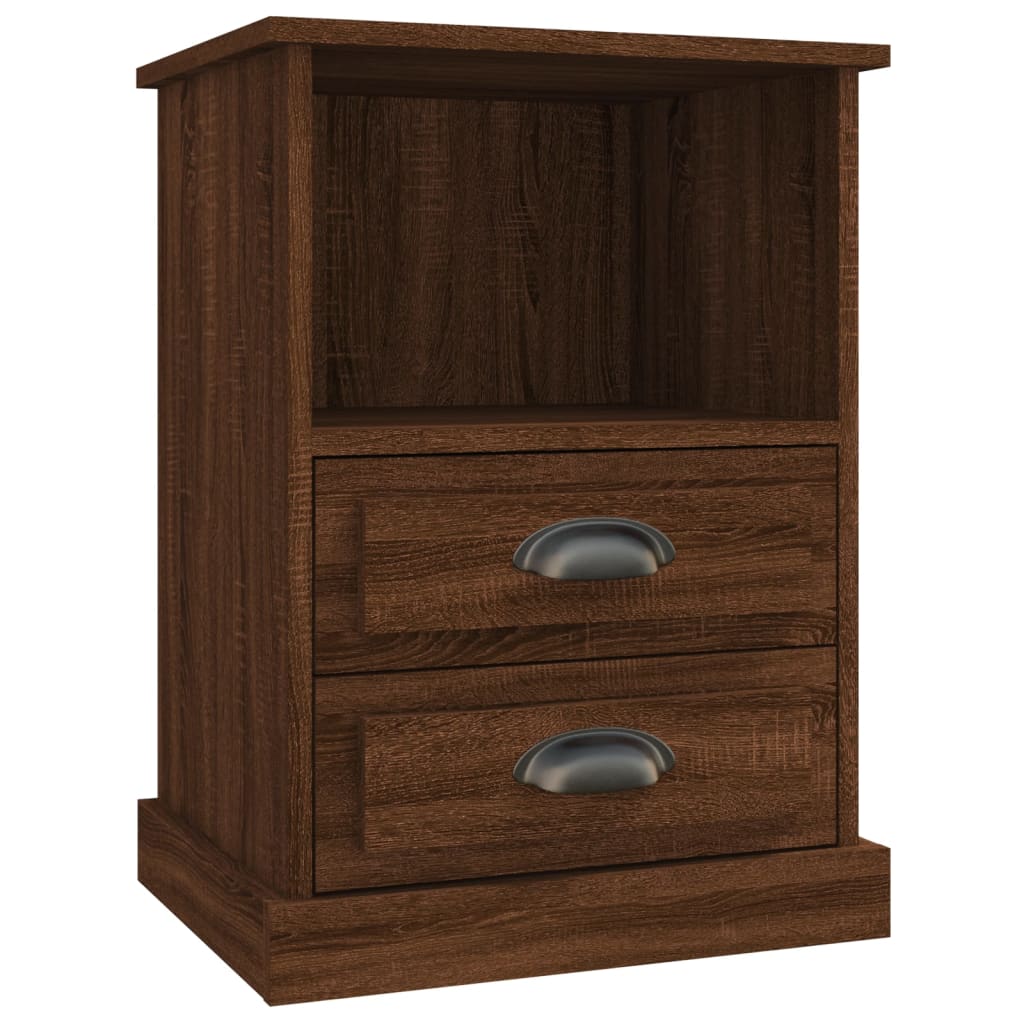 Bedside Cabinets 2 pcs Brown Oak 43x36x60 cm