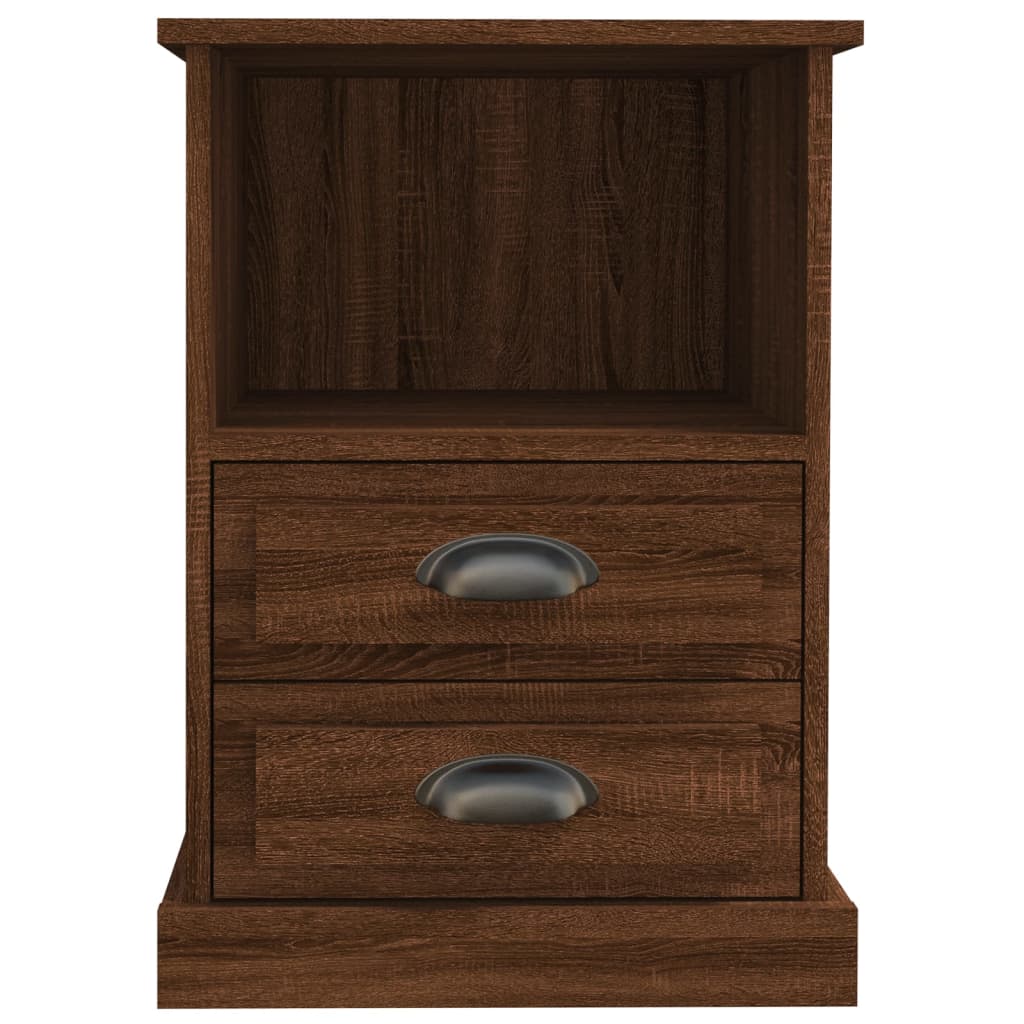 Bedside Cabinets 2 pcs Brown Oak 43x36x60 cm