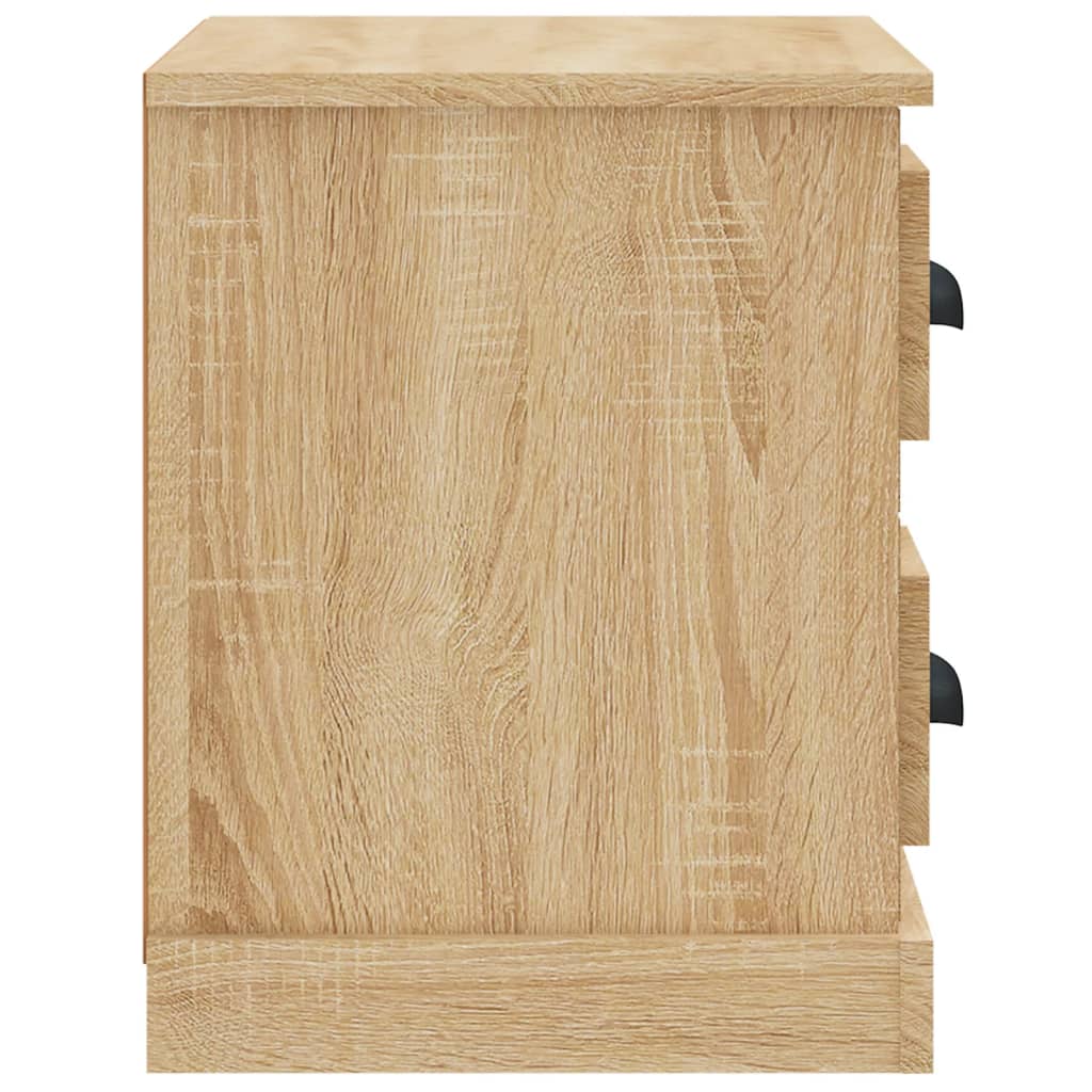 Bedside Cabinet Sonoma Oak 60x35.5x45 cm