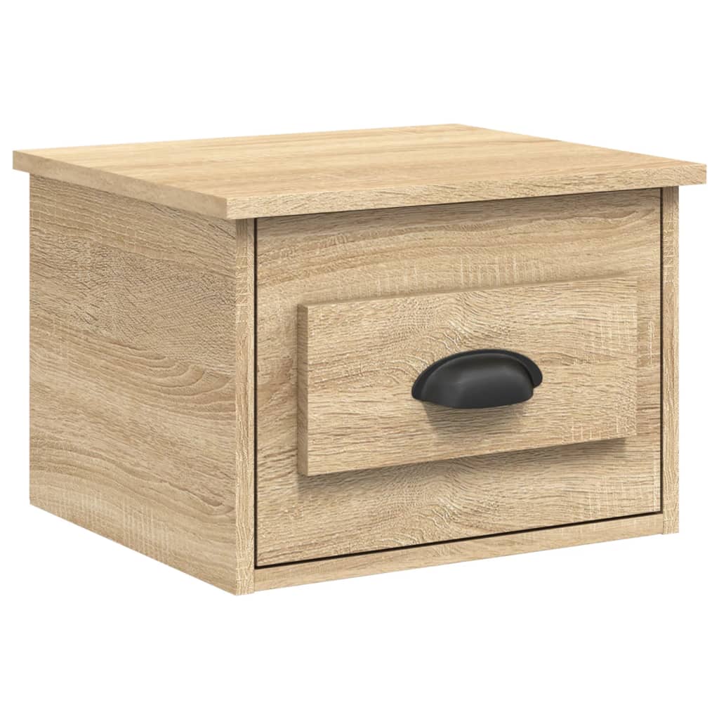 Wall-mounted Bedside Cabinets 2 pcs Sonoma Oak 41.5x36x28cm