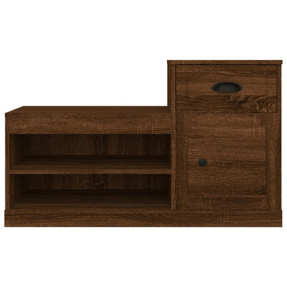 Shoe Cabinet Brown Oak 100x42x60 cm Engineered Wood