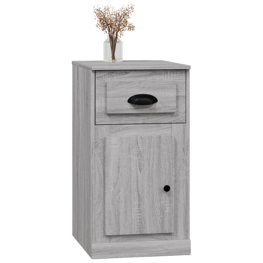 Side Cabinet with Drawer Grey Sonoma 40x50x75 cm Engineered Wood