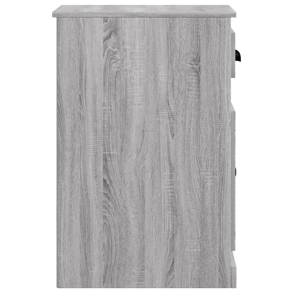 Side Cabinet with Drawer Grey Sonoma 40x50x75 cm Engineered Wood