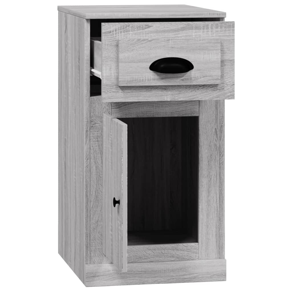 Side Cabinet with Drawer Grey Sonoma 40x50x75 cm Engineered Wood