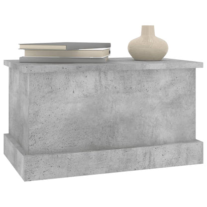 Storage Box Concrete Grey 50x30x28 cm Engineered Wood