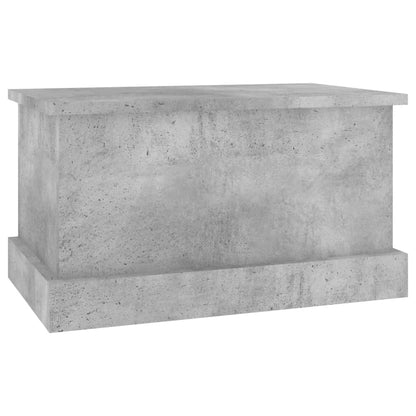 Storage Box Concrete Grey 50x30x28 cm Engineered Wood